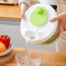 1PCS Salad Spinner Lettuce Washer & Dryer Vegetable Greens Strainer Kitchen Tool