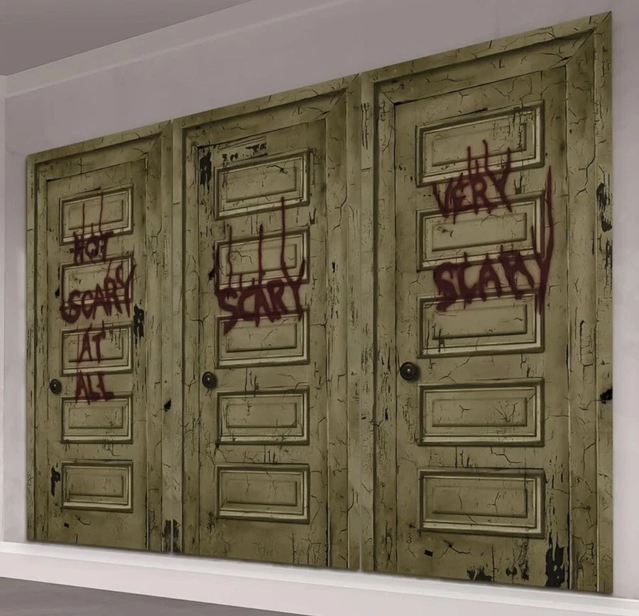 IT Capítulo Dos Escena Setter 3 Paneles Decoración de Pared para Fiesta o Decoración Foto 2 de 3