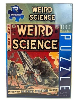 Renegade Game Studios Weird Science Comic Cover 1000 Piece Jigsaw Puzzle Sealed