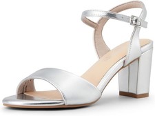 Sandali Argento da Donna DREAM PAIRS - Eleganza e Comfort, Taglia 38