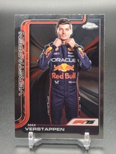 2025 Topps Chrome Formula 1 F1 Max Verstappen Base #1 Oracle Red Bull Portrait