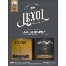 Lexol All Leather Cleaner And Conditioner Kit For Car Seats And Interiors Couch Lexol All Leather Cleaner And Conditioner Kit For Car Seats And Interiors Couch