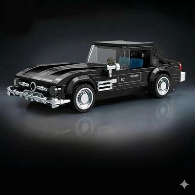 MOC Car Vintage Car Fer-250 Building Block Model Kit Toy Gift 330 Pcs