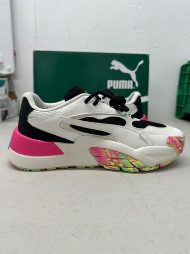Puma Hedra Chaos Lace Up Women’s Size 7.5 White Sneakers Casual Shoes - NEW - Picture 6 of 9