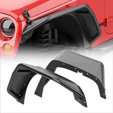 Heavy Duty 4pcs Tubular Fender Flares For 2007-2018 Jeep Wrangler Jk 24 Doors