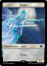 Spirit // Food (0024) Double-Sided Token (Surge Foil) Universes Beyond: The L...