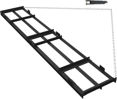 #ad GRAVEE 4Ft Drag Harrow Driveway Grader Power Rake Tow Behind ATV Tractor $64.24