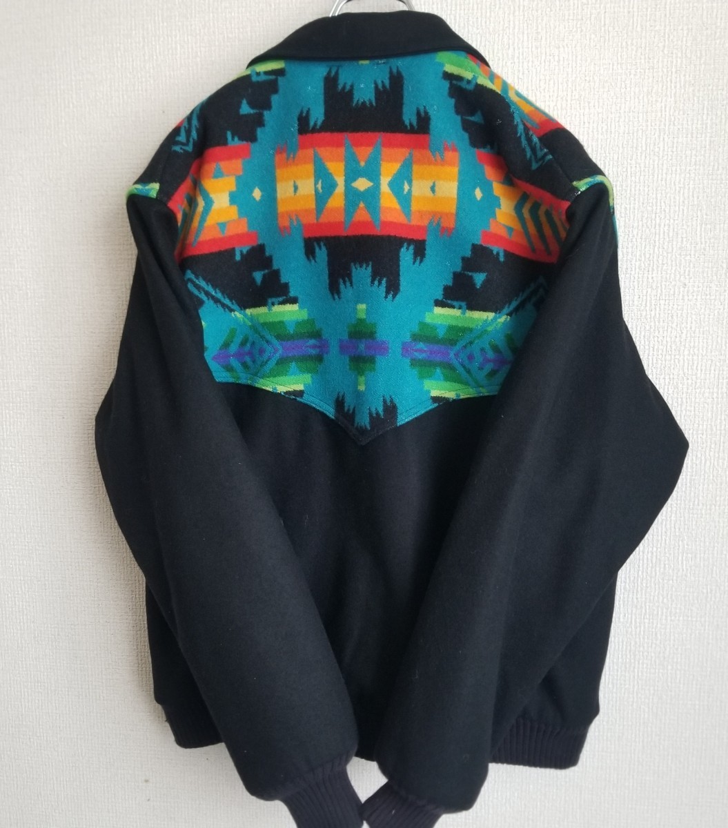 Pendleton Wool Jacket Native Pattern Vintage USA … - image 4