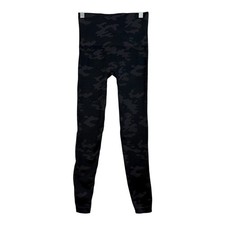 Spanx Leggings Womens Sz S Gray Camo High Waist Seamless Look At Me Now Shaping