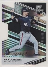 2020 Panini Elite Extra Edition 203rd Decade Die-Cut /203 Nick Gonzales #7 0q0m