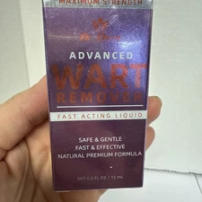 Max Strength Advanced Wart Remover Fast Acting Liquid .5 Oz Exp. 06/26