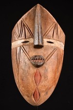 Alte Maske Mahogwe Gabun Afrika Africa Afrique Mask Masque 758