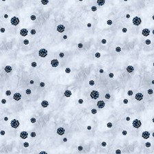 Studio E - Behind Blue Eyes - Tiny Flower Toss - Pearl, Fabric BTY