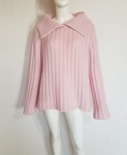 GABI LAUTON wunderschöner sehr 100% dicker Kaschmir Pullover Grobstrick  Rippen