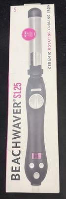 The Beachwaver Co. S1.25  Dual Voltage Ceramic Rotating Curling Iron - Black