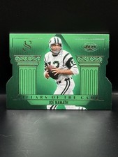 Panini 2025 Silhouette Pillars of the Game Joe Namath Jets 33 Insert