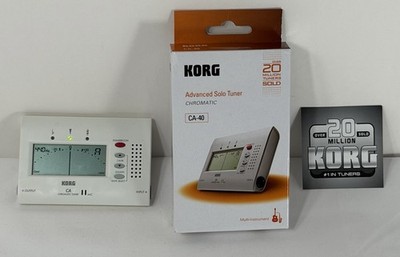 Korg CA-40 Advanced Solo Chromatic Tuner Multi-Instrument with Box - Tested