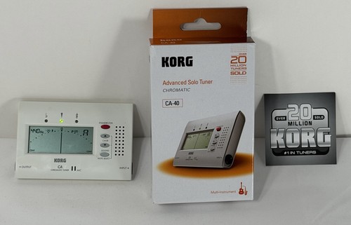 Korg CA-40 Advanced Solo Chromatic Tuner Multi-Instrument with Box - Tested