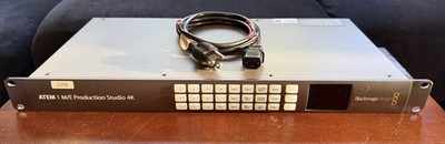 Blackmagic Design ATEM 1 M/E Production Studio 4K Switcher w/ Power Cable