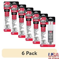 6 Pack Epoxy Syringe 25 Ml Cold Weld Strong Bond Durable Household Repair Gray