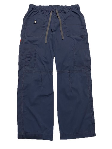Dickies Set 2 Pezzi Cargo Coulisse Scrub Camicia Pantaloni Donna Blu Utility Medical S - Foto 15 di 23