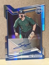 Sal Stewart 2022 Panini Elite Extra Edition Autograph Rookie Die Cut SP #32/54