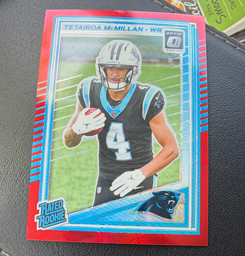 2025 Panini Donruss Optic Tetairoa McMillan Panthers #209 Prizm Rated RC