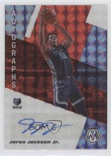 2019-20 Panini Mosaic Choice Fusion Red Prizm Jaren Jackson Jr #AM-JJJ Auto 0s5s
