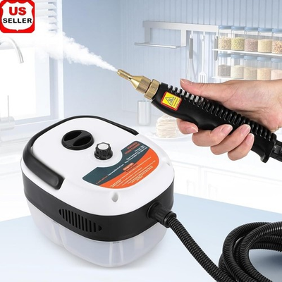 #ad 2500W Handheld Pressure Steamer Portable Electric Cleaner Tile Grout Car Surface $84.80