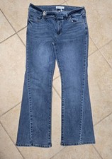 RE Generation Jeans Double Button Paneled Flare Medium Wash Y2K Bell Bottoms