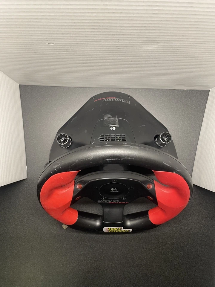 Volante Logitech WingMan Formula GP USB Rojo *Probado* ¡Solo volante! Foto 3 de 4
