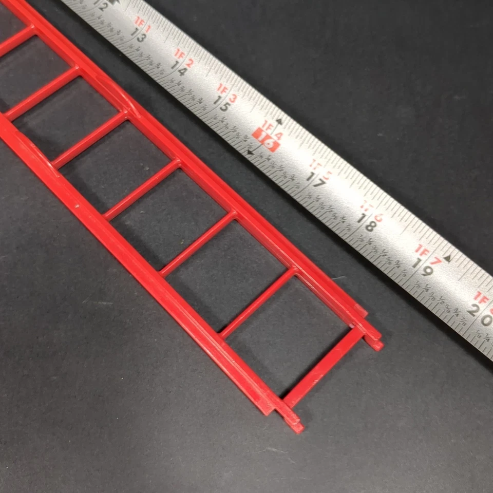 Tonka Ladder 16 Rung Fire Truck Red Plastic 2960 19" - Image 3 of 4