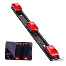 14.2" 9 LED Trailer Light Bar, Red Clearance Marker Light Red 1Pcs