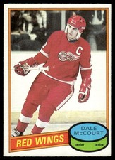 1980-81 O-Pee-Chee Vintage OPC Set Break Dale McCourt Detroit Red Wings #245