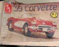 AMT ERTL Corvette Model Car Made In USA New Damaged Box Sealed