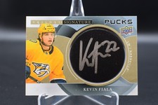2018-19 UPPER DECK TRILOGY KEVIN FIALA SP-KF SIGNATURE PUCKS AUTO
