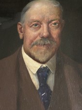 Grande ?antico dipinto ritratto ad olio. Joseph Y Dawbarn. (1856-1943) Inglese