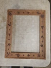 Vintage Wood Picture Photo Painting Frame Cattle Ranch Brands 16x20 Fits 12x16