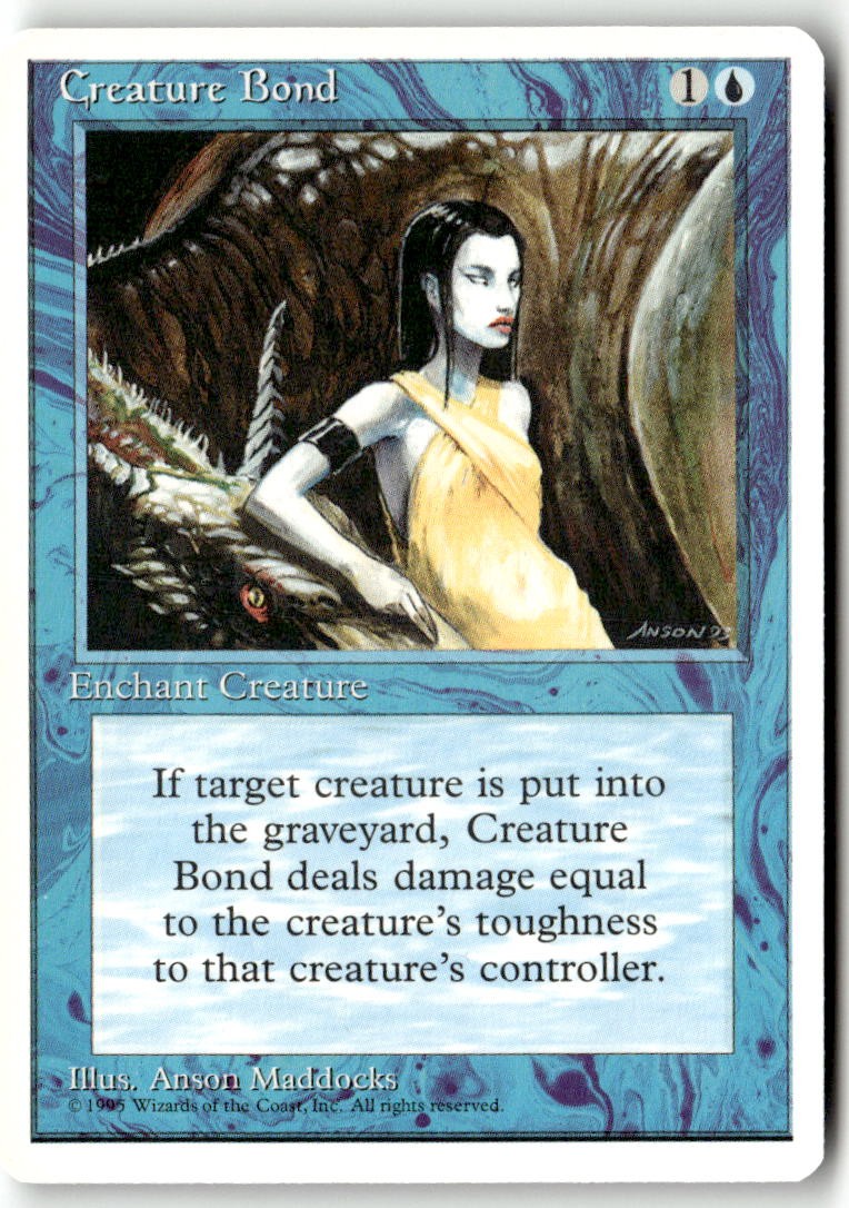 Creature Bond 66 - Fourth Edition - MTG - NM
