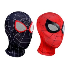 Spider-Man Miles Morales Mask Cosplay Superhero Costume Prop for Kids Adults USA