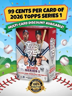2026 Topps Series One Baseball Singles - Pick Your Card to Complete 350 Card Set