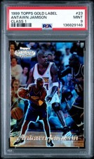 1999 Topps Gold Label Antawn Jamison Class 1 #23 ROOKIE CARD PSA grade MINT 9