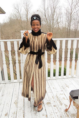 Designer Birger Christensen Full Length German sable Fitch & Mink