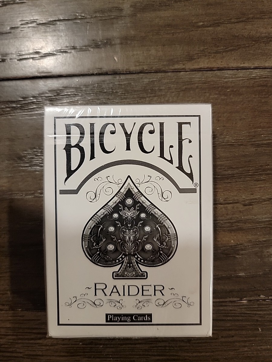 Bicycle RAIDER white edition Playing Cards | eBay