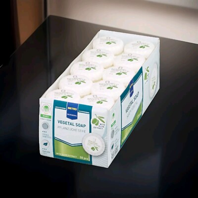 Seife Pflanzliche 50 Stück à 15 g - 750 g Packung - METRO PROFESSIONAL -