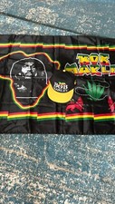 Bob Marley Banner Flag & Hat set