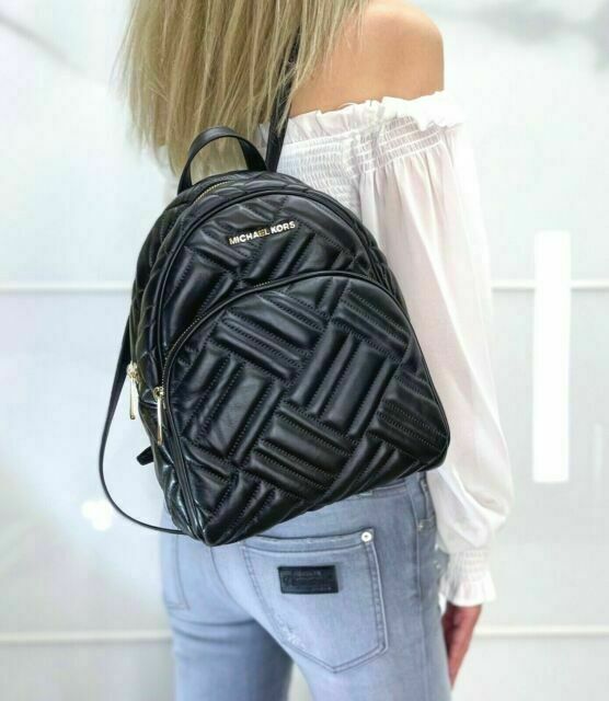 Michael Kors Abbey Backpack - Black for sale online | eBay