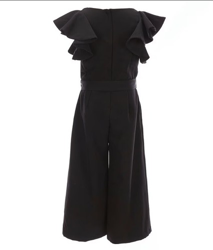 GB Girls black jumpsuit/romper size 10 - Picture 2 of 12