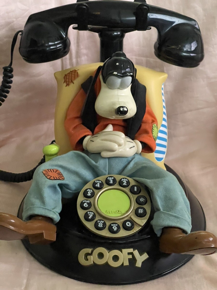 ディズニー ビンテージ グーフィー電話 TELEMANIA ビンテージ GOOFY グーフィー テレフォン 電話