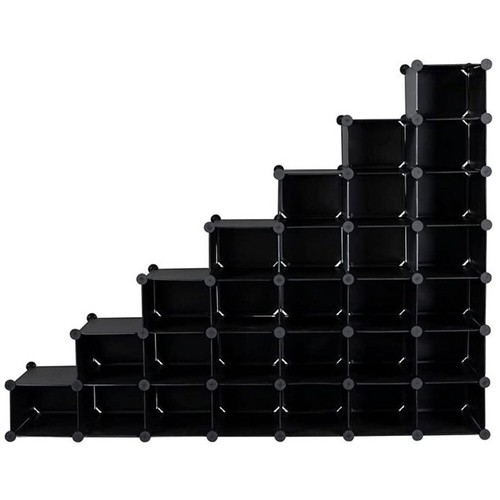 8 Ebenen 28 Paar Schuhregal Regal Aufbewahrung Organizer Stapelbar Schuhschrank Sparen - Bild 1 von 8